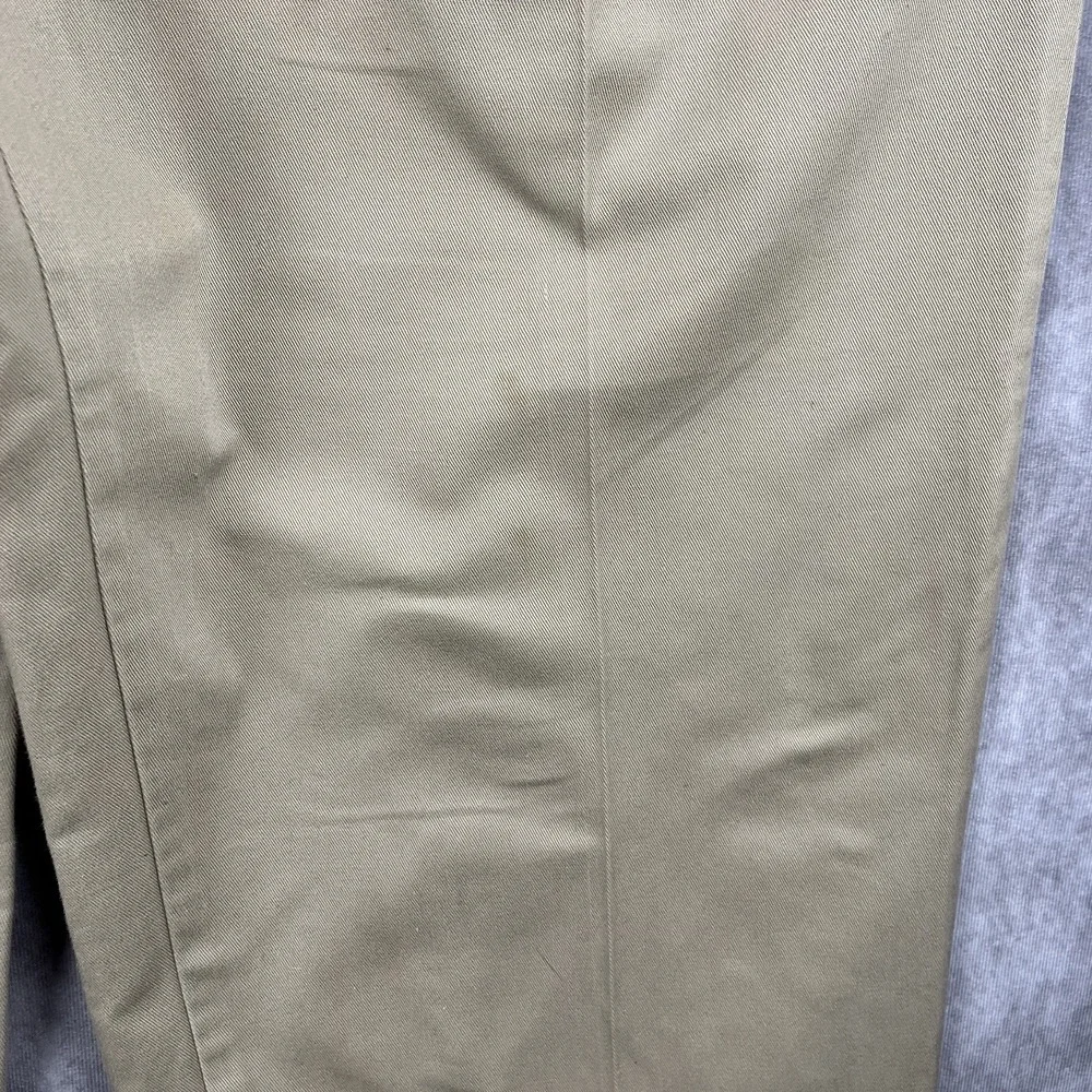 Vtg Polo Ralph Lauren Hammond Chino Pant Men 38x32.5 Khaki Pleated Cuffed Cotton